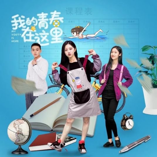 我的青春在这里海报