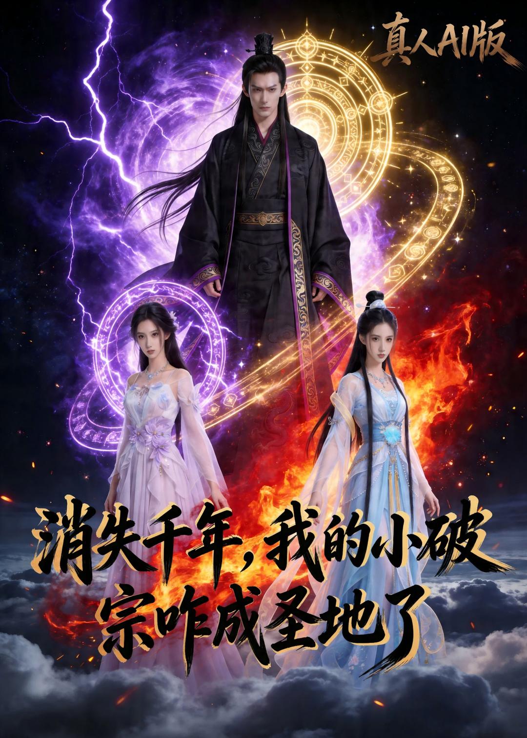 消失千年，我的小破宗咋成圣地了真人AI版海报