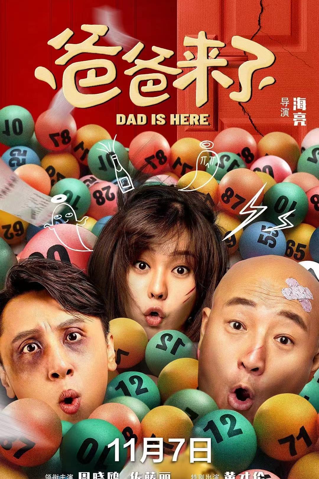 爸爸来了海报