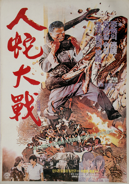 人蛇大战海报