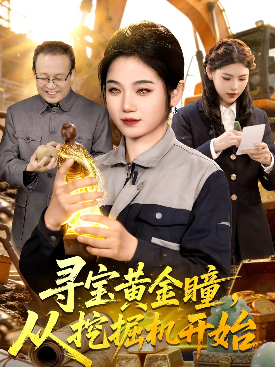 寻宝黄金瞳，从挖掘机开始海报