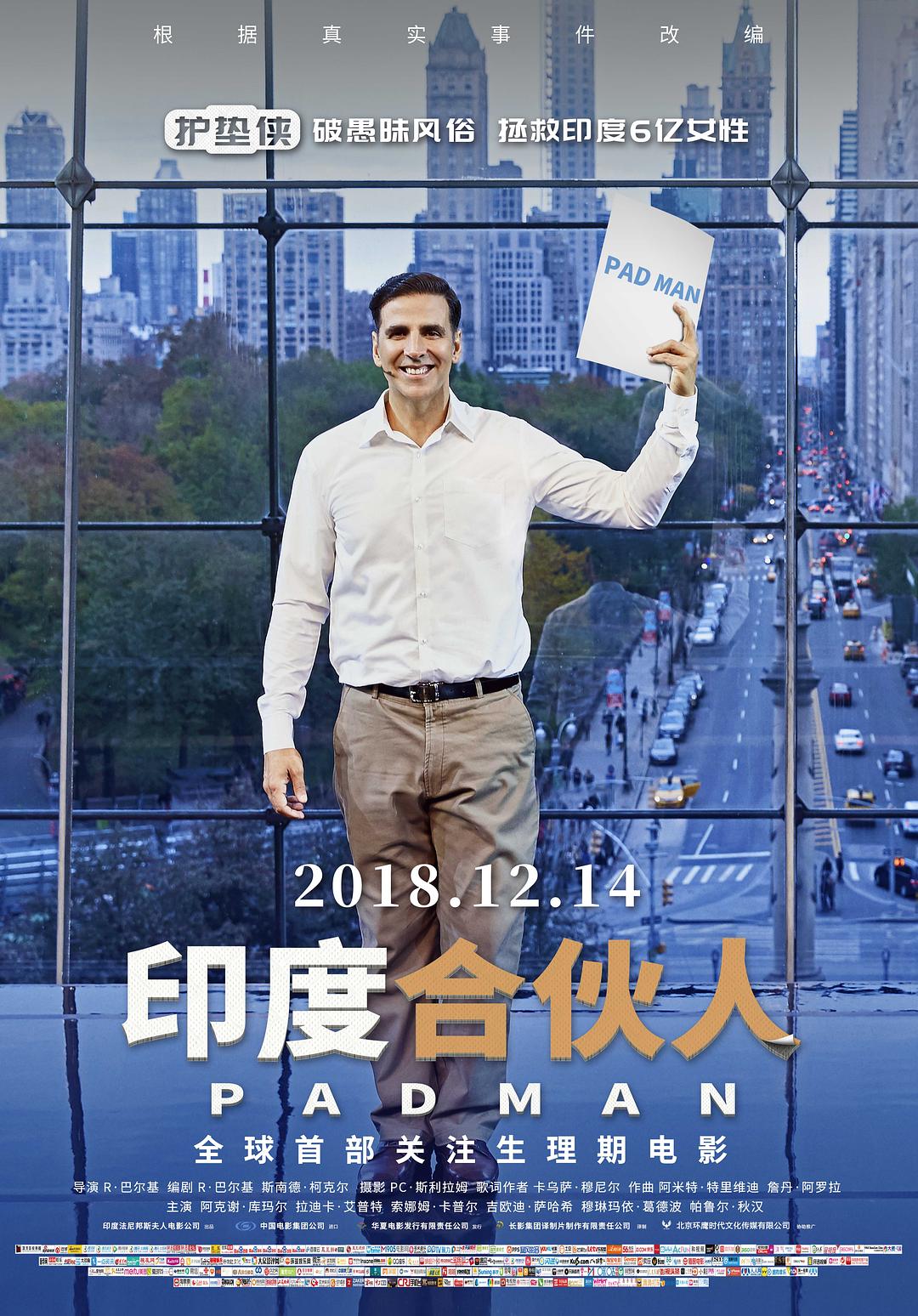 印度合伙人海报