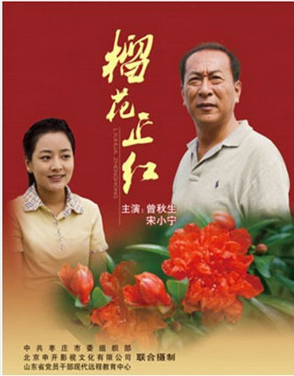 榴花正红海报
