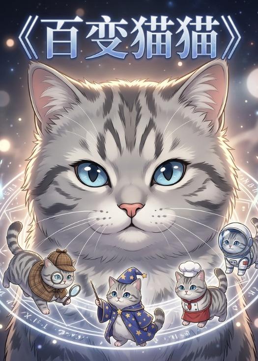 百变猫猫海报