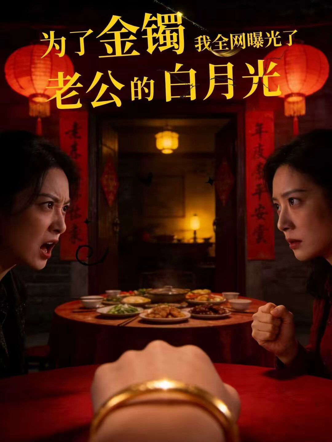 为了金镯，我全网曝光了老公的白月光海报