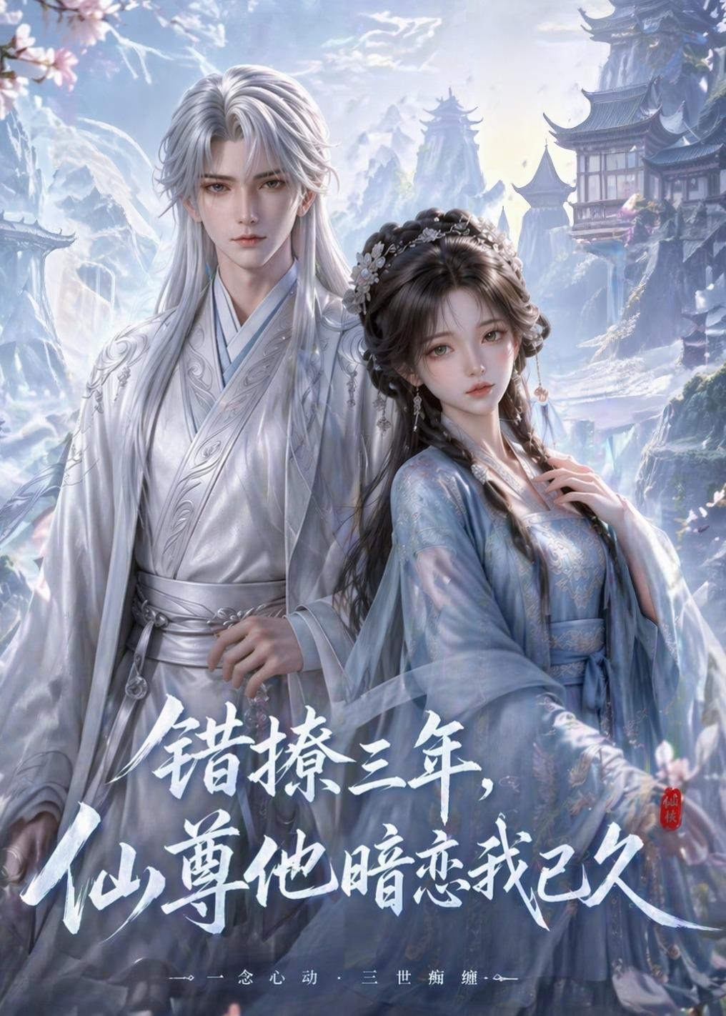错撩三年，仙尊他暗恋我已久海报
