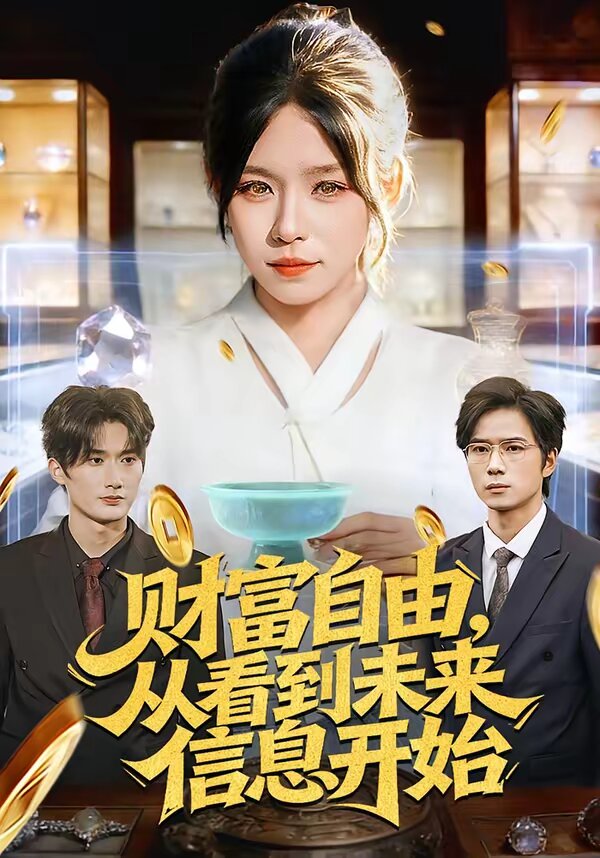 财富自由，从看到未来信息开始海报