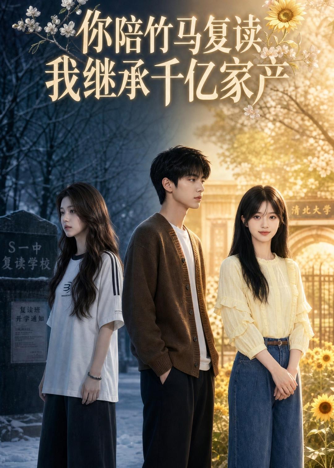 你陪竹马复读，我继承千亿家产海报
