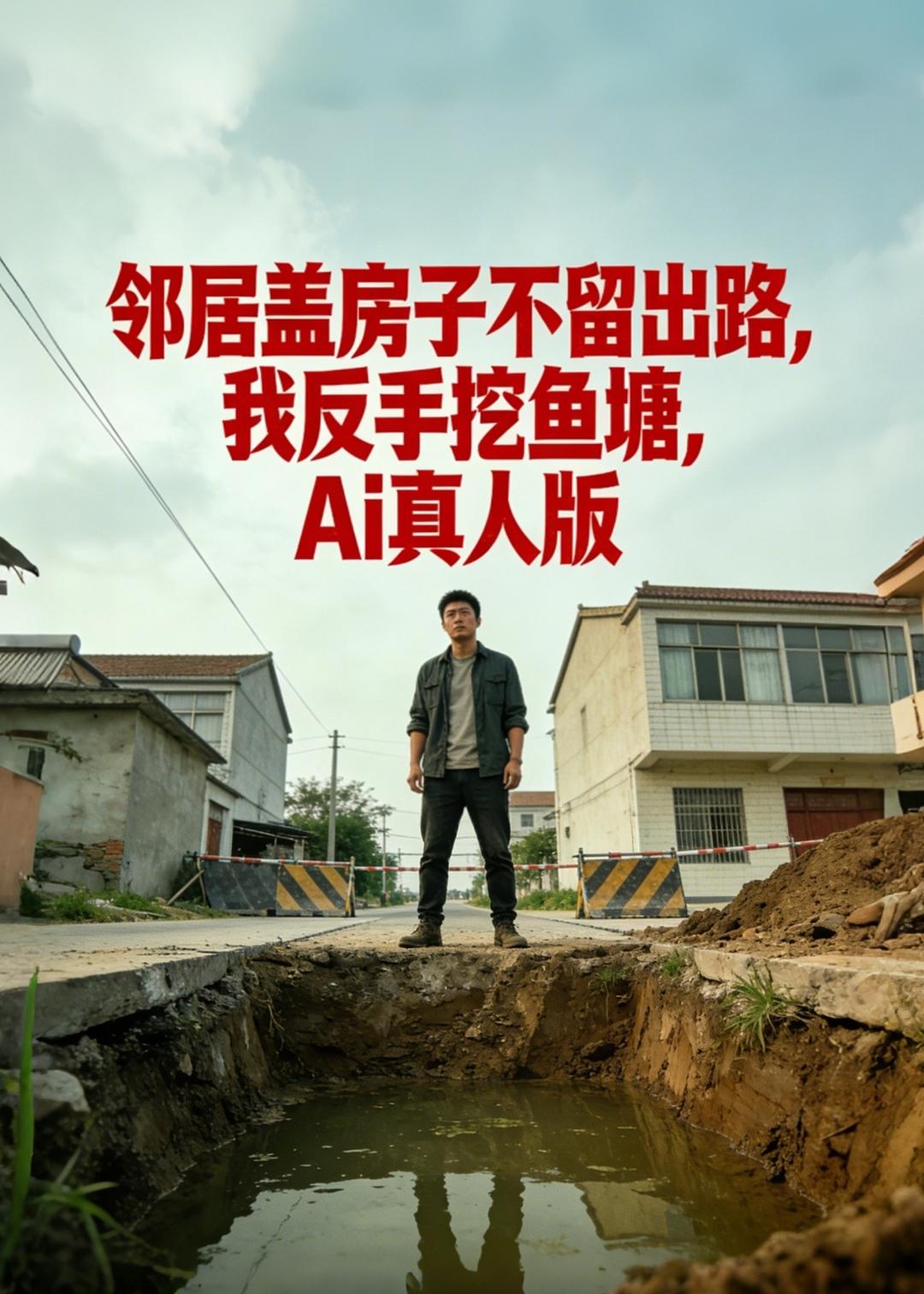 邻居盖房子不留出路我反手挖鱼塘Ai真人版海报