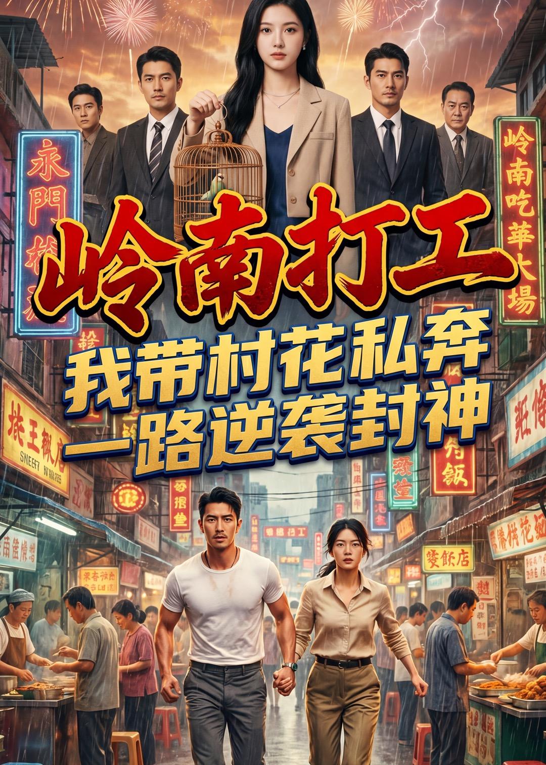 岭南打工：我带村花私奔，一路逆袭封神海报
