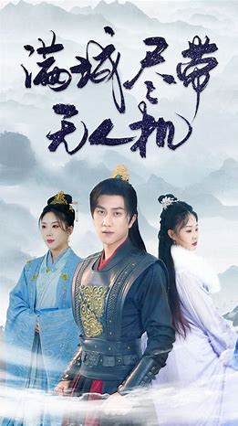 满城尽带无人机海报