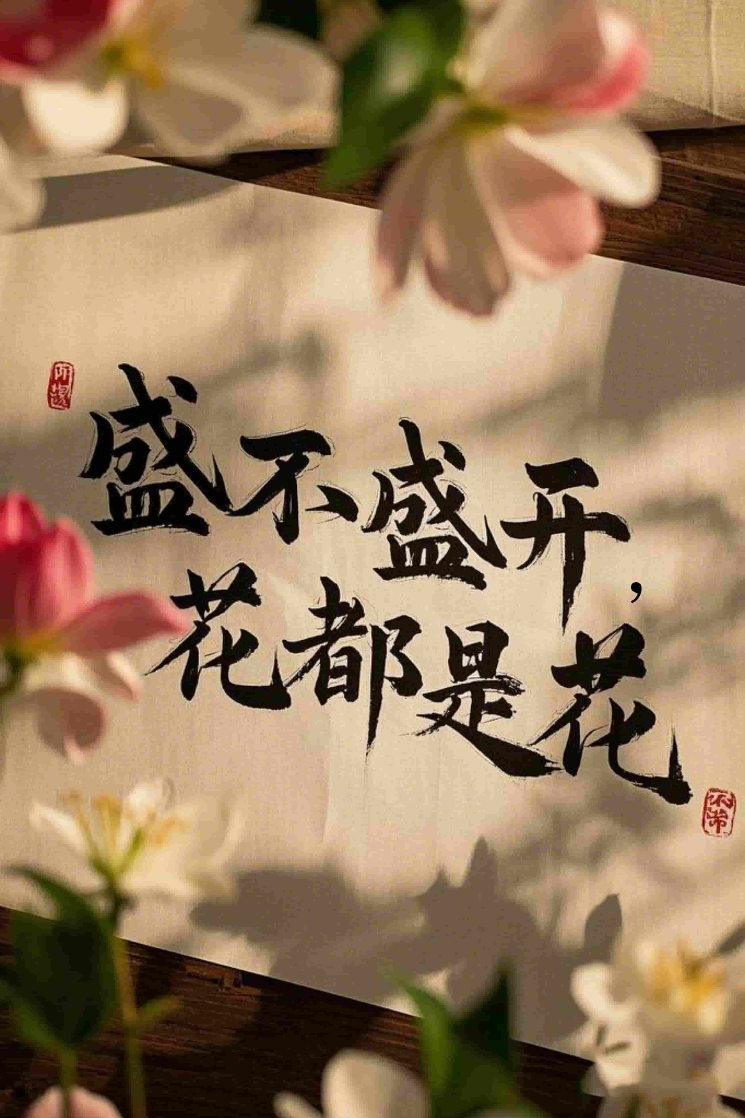 盛不盛开，花都是花海报