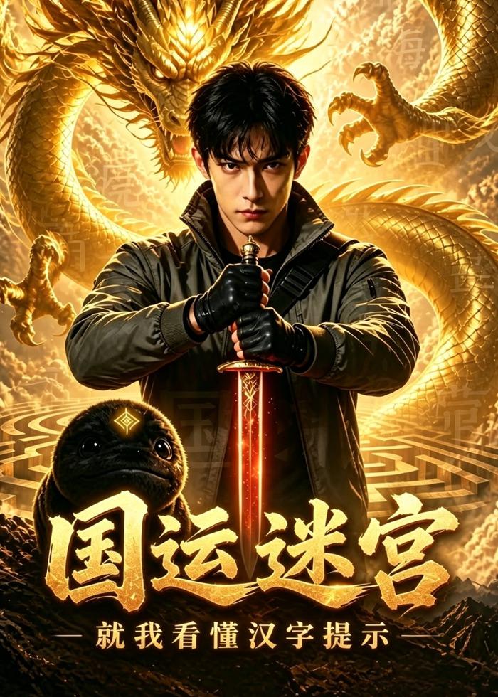 国运迷宫求生：就我看懂汉字提示海报