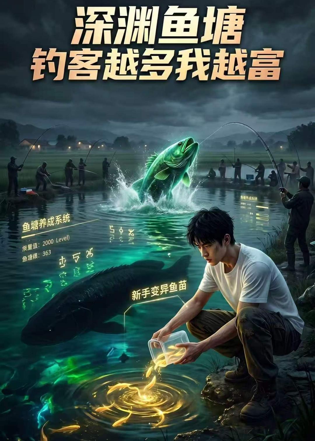 深渊鱼塘：钓客越多我越富海报
