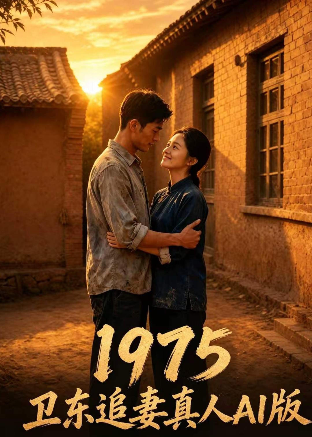 1975：卫东追妻真人AI版海报