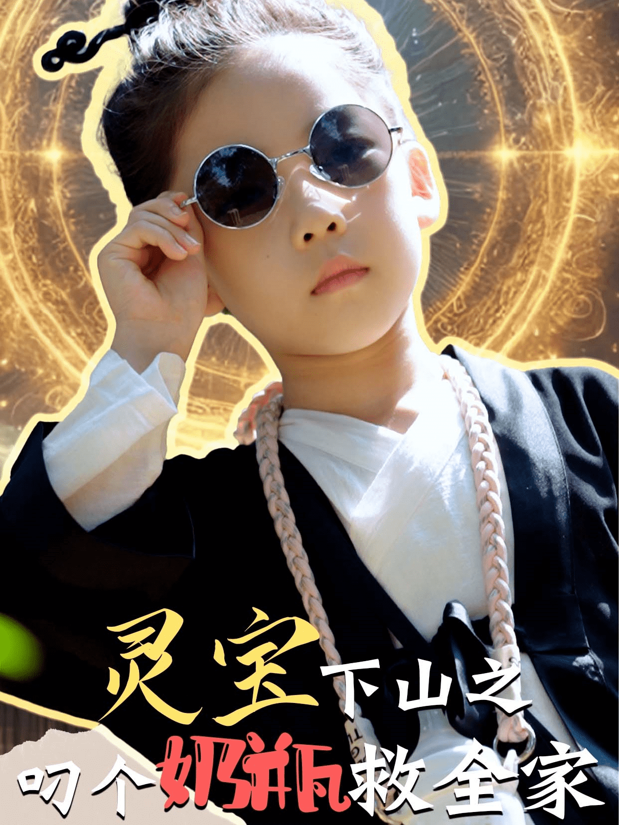 灵宝下山之叼个奶瓶救全家海报