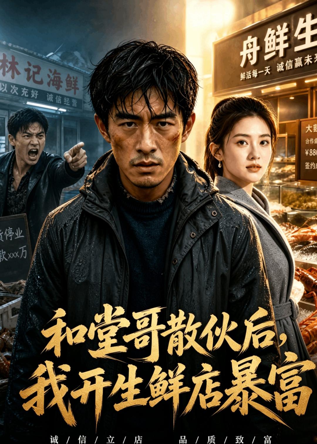 和堂哥散伙后，我开生鲜店暴富海报