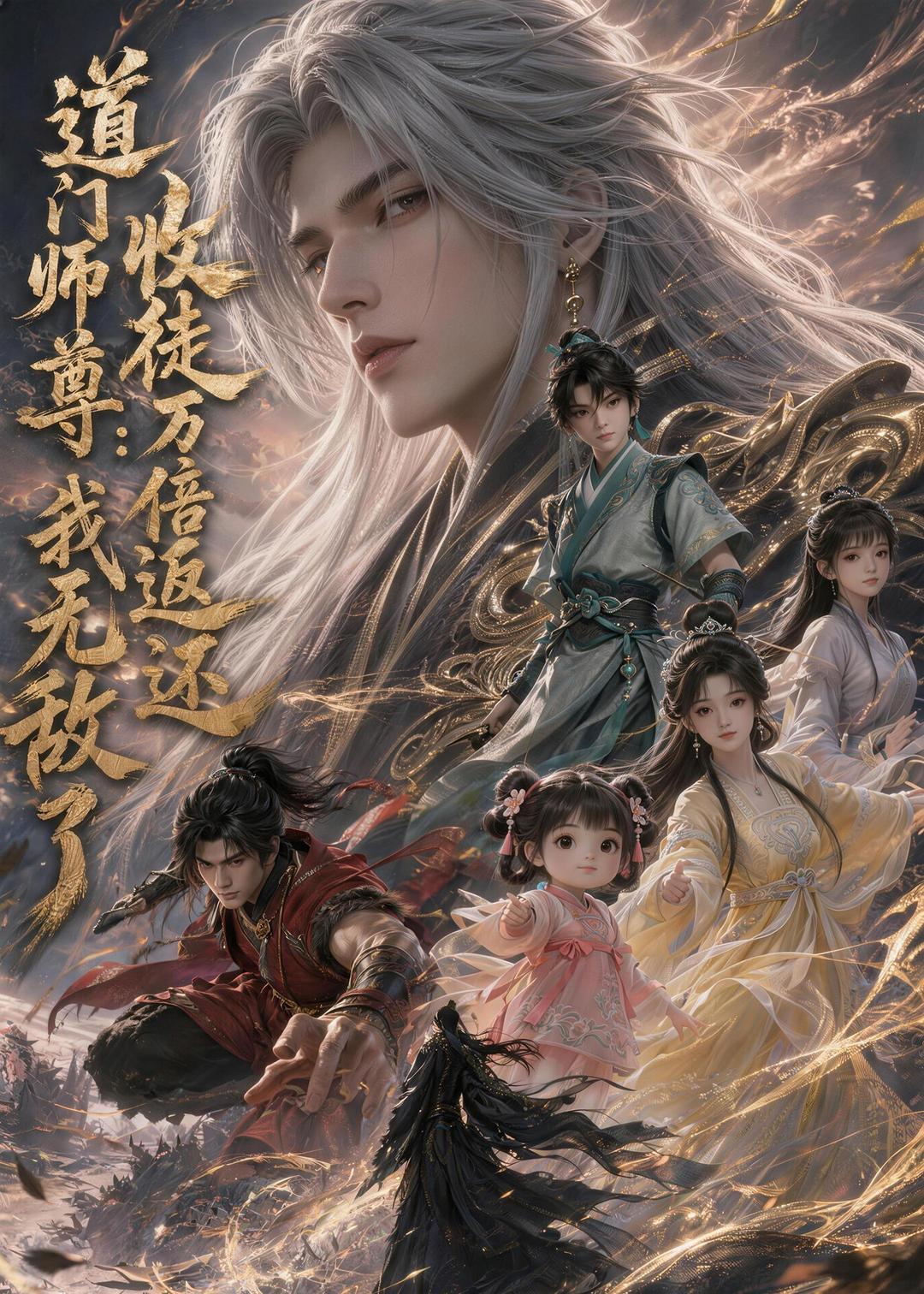 道门师尊：收徒万倍返还，我无敌了海报