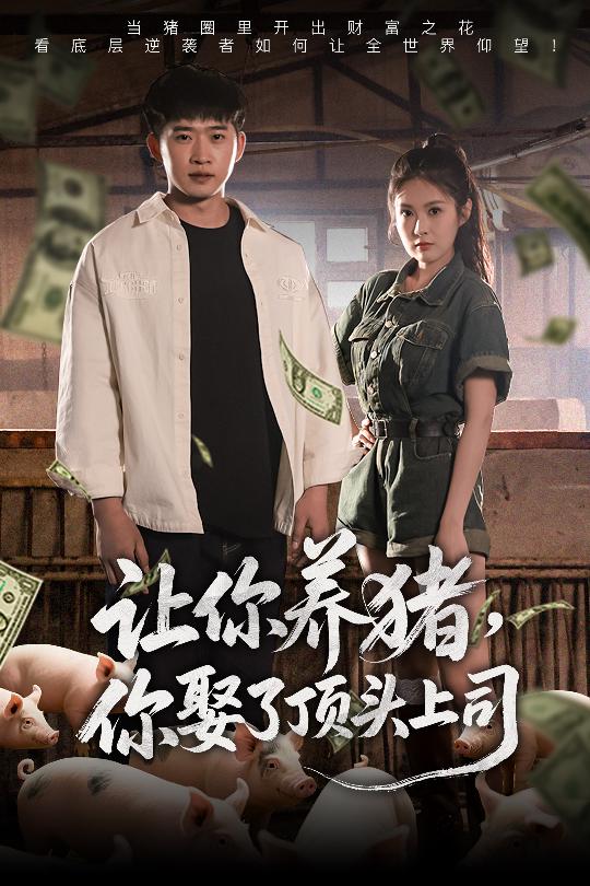 让你养猪，你娶了顶头上司海报