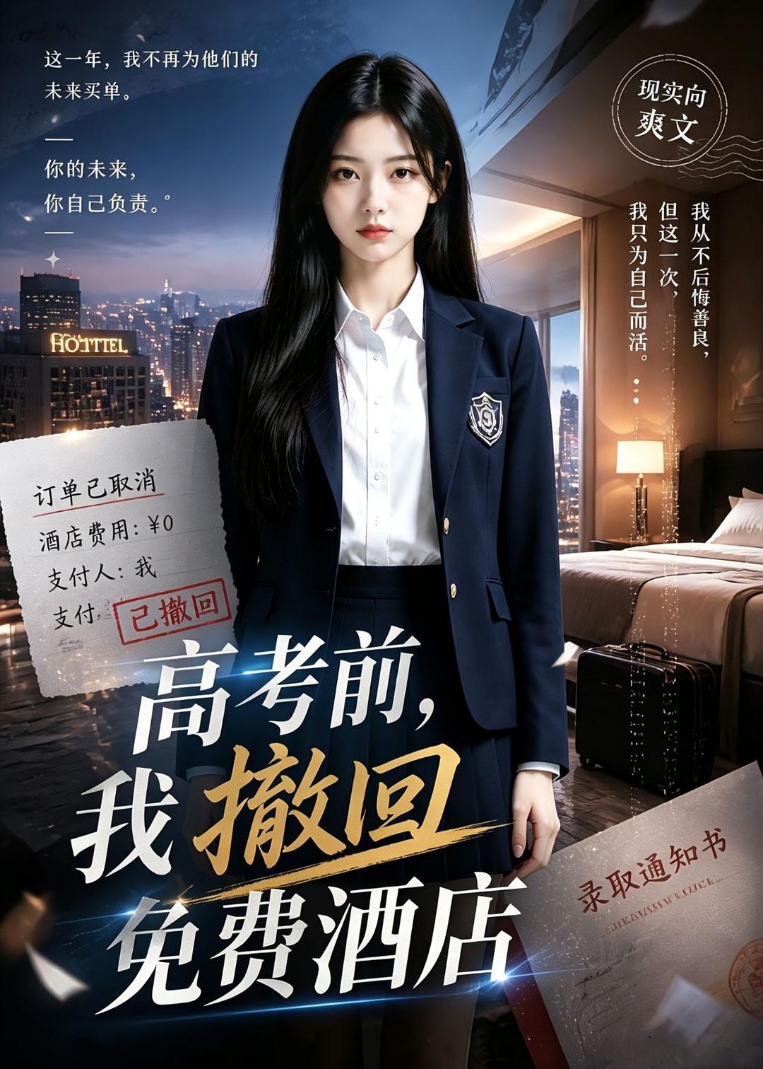 高考前，我撤回免费酒店海报