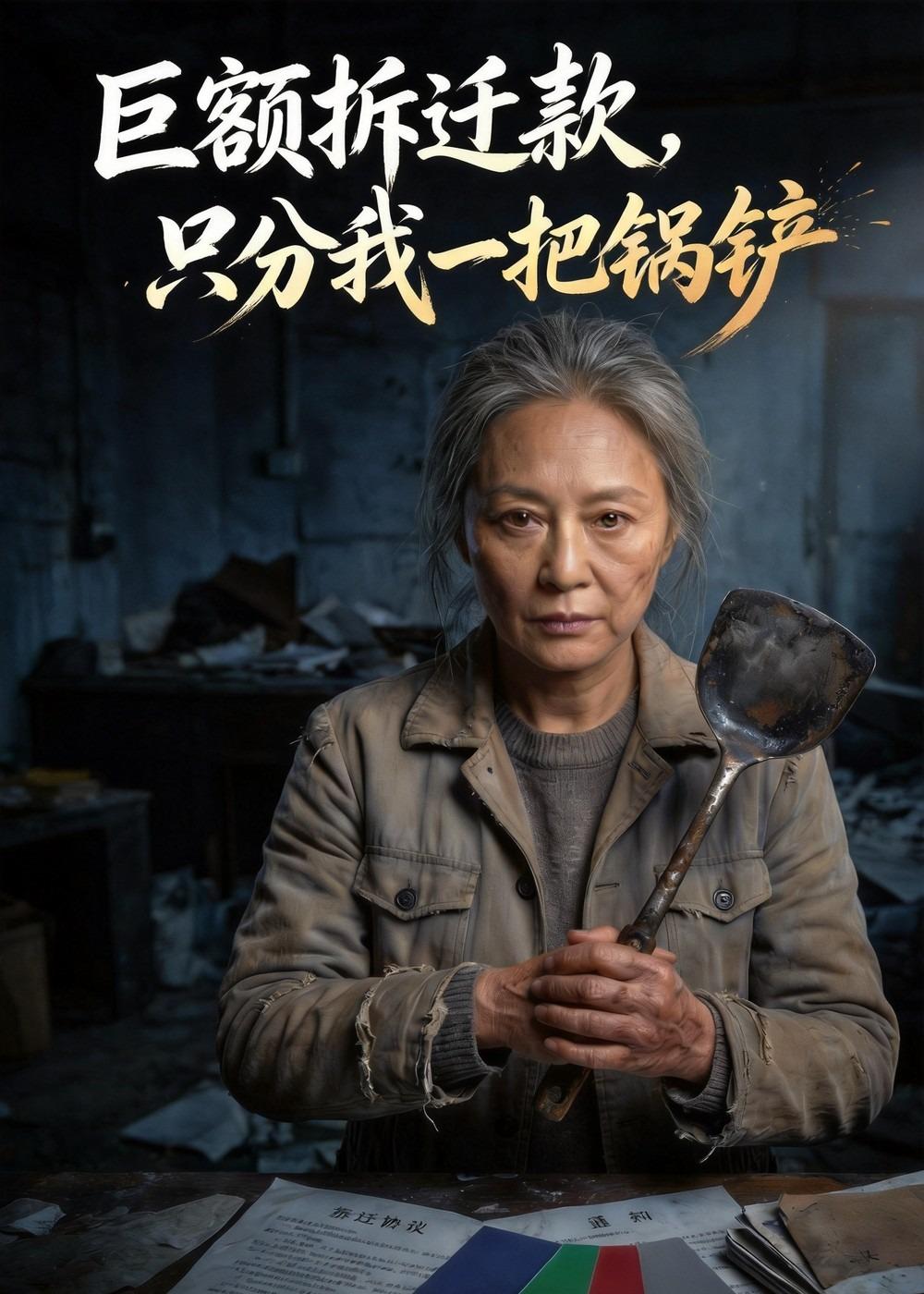 巨额拆迁款，只分我一把锅铲海报