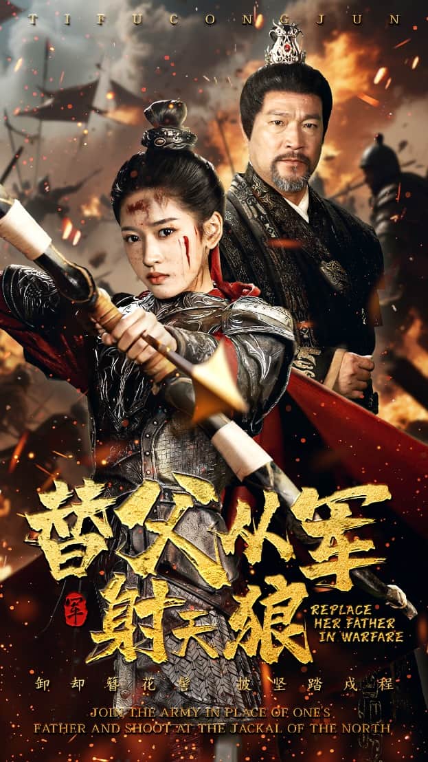 替父从军射天狼海报