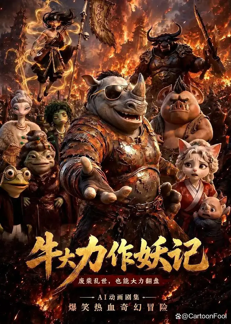 牛大力作妖记海报
