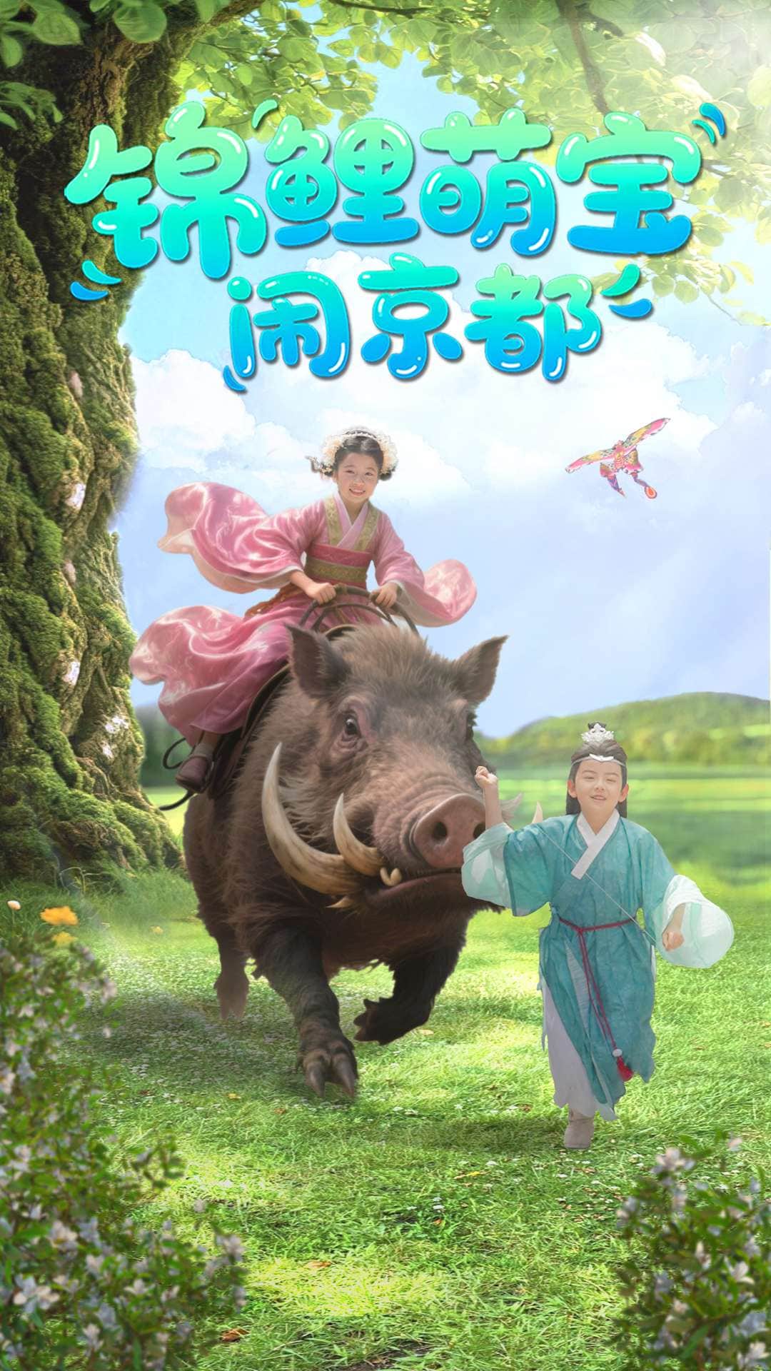 锦鲤萌宝闹京都海报