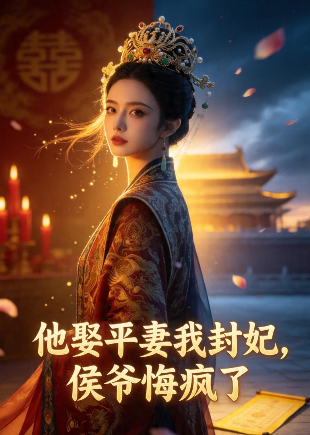 他娶平妻我封妃，侯爷悔疯了海报