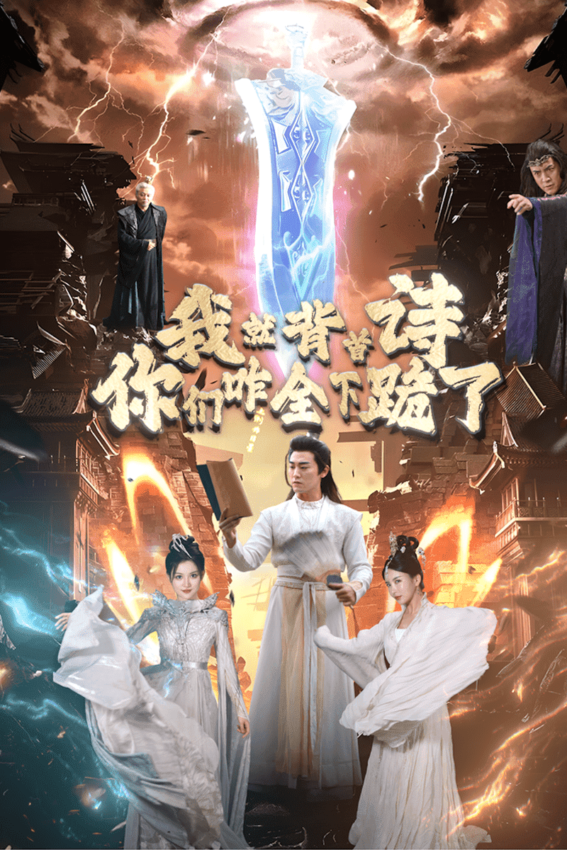 我就背首诗，你们咋全下跪了海报