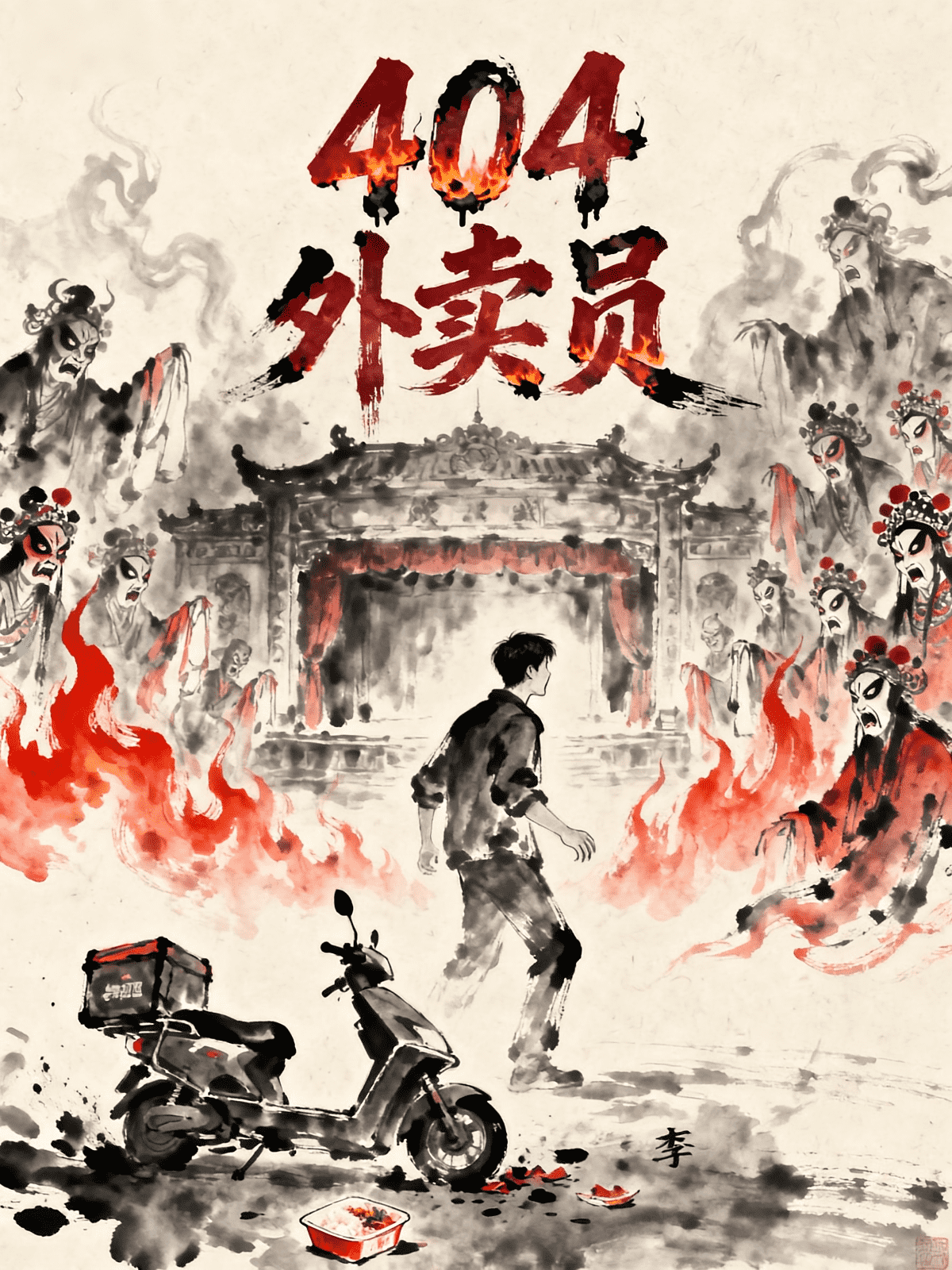 404外卖员海报