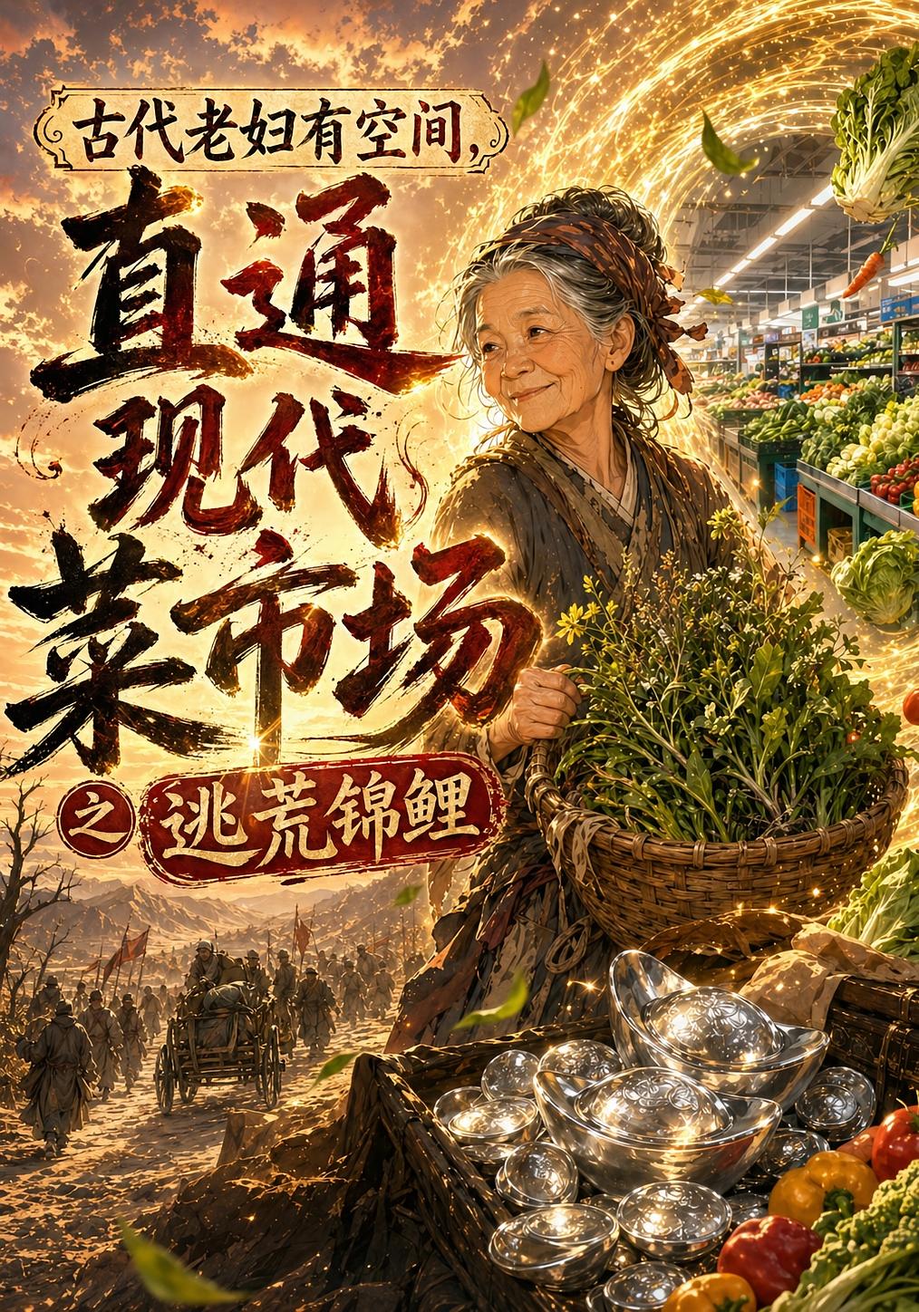 古代老妇有空间，直通现代菜市场之逃荒锦鲤海报