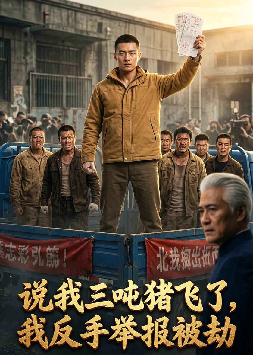 说我三吨猪飞了，我反手举报被劫海报