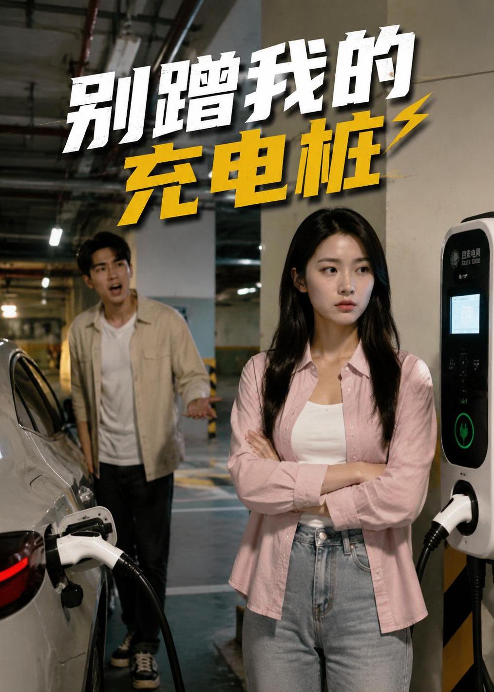 别蹭我的充电桩海报