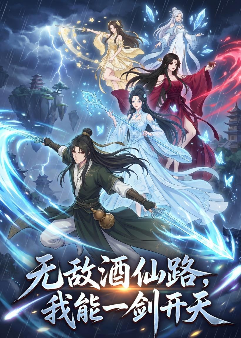 无敌酒仙路，我能一剑开天海报