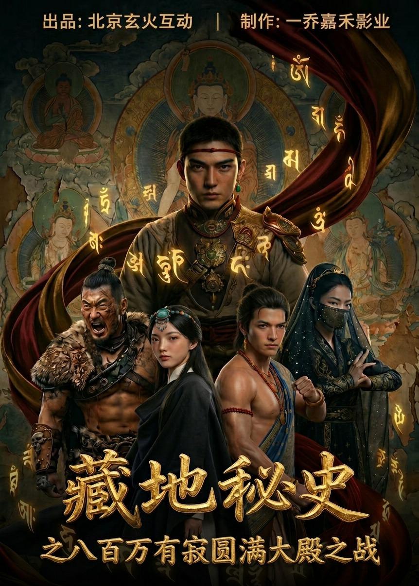 藏地秘史之八百万有寂圆满大殿之战海报