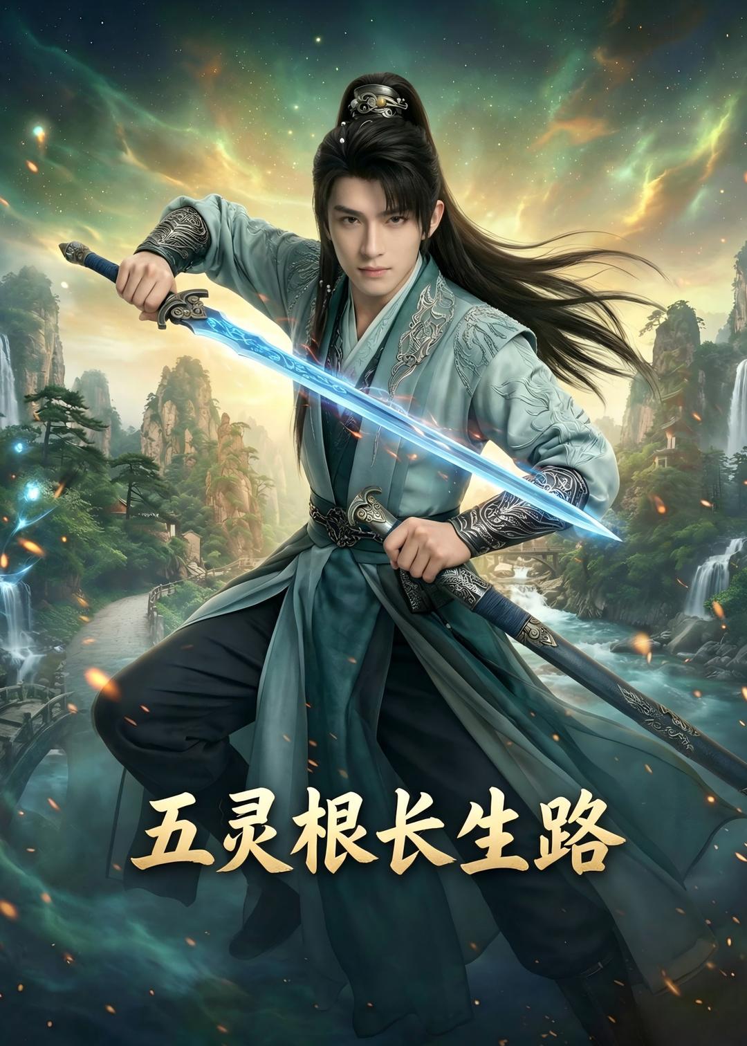 五灵根长生路海报