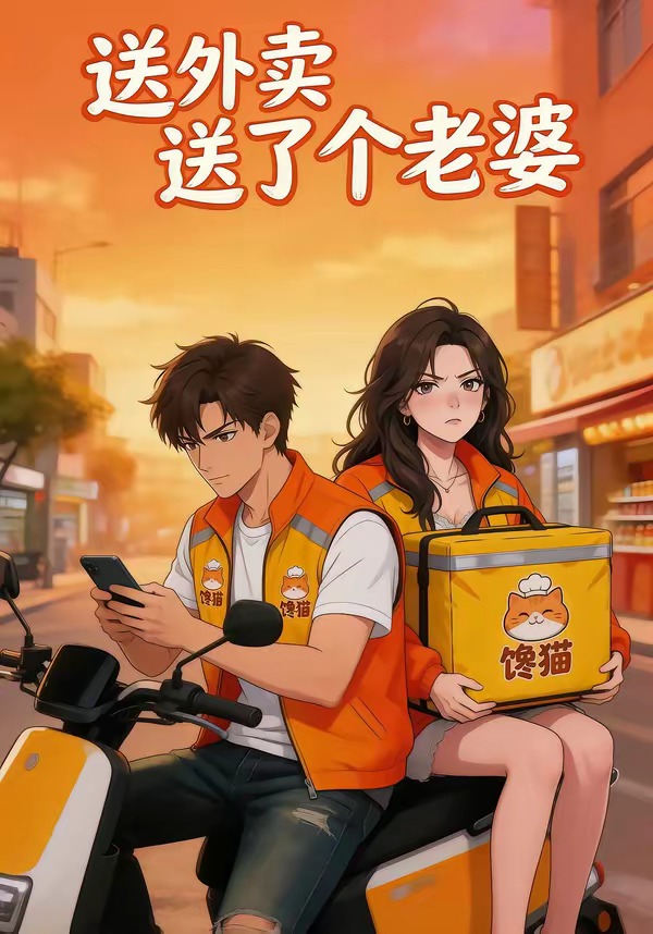 送外卖送了个老婆海报