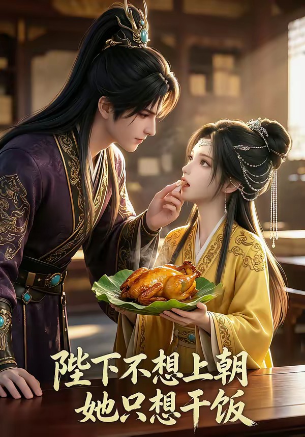 陛下不想上朝，她只想干饭海报