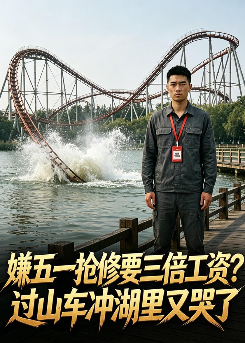 嫌五一抢修要三倍工资？过山车冲湖里又哭了海报