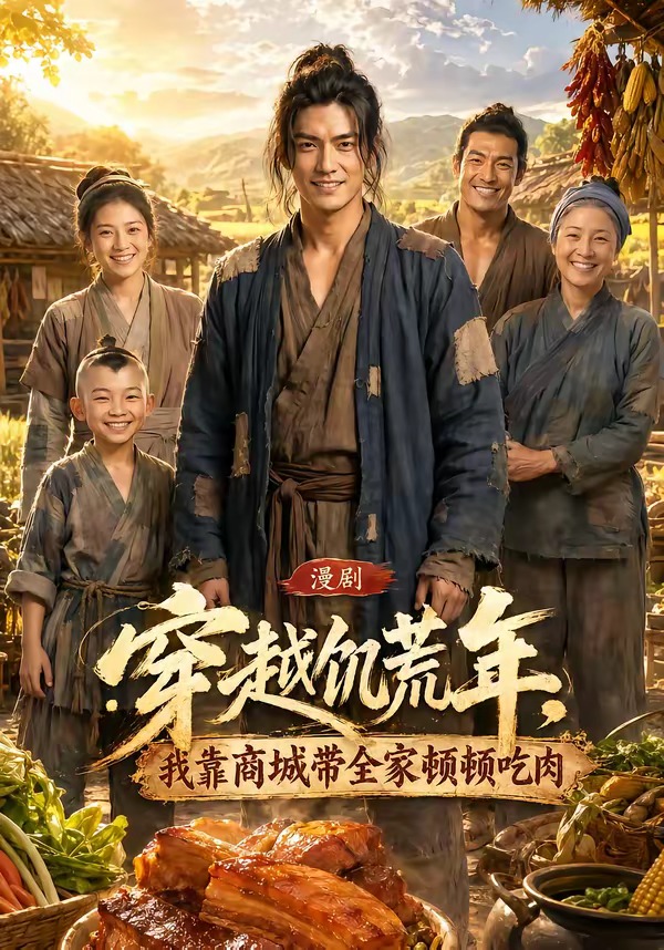 穿越饥荒年，我靠商城带全家顿顿吃肉海报