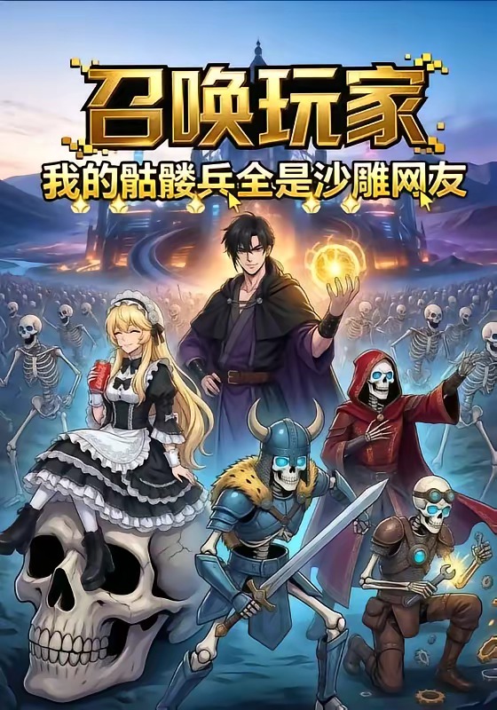 召唤玩家：我的骷髅兵全是沙雕网友海报