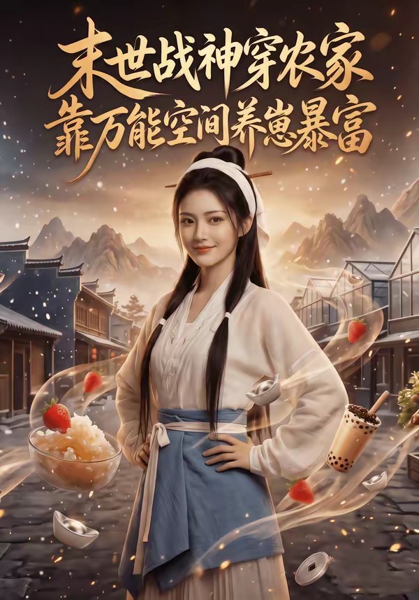 末世战神穿农家，靠万能空间养崽暴富海报