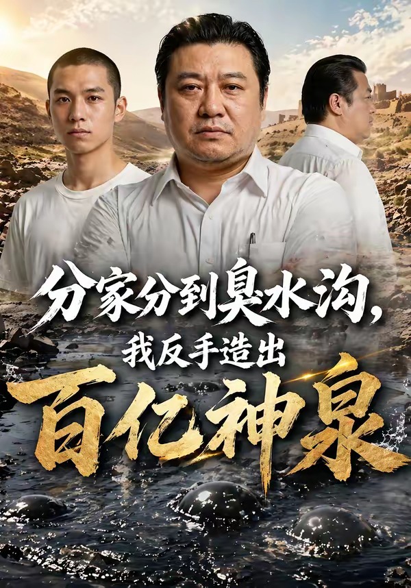分家分到臭水沟，我反手造出百亿神泉海报