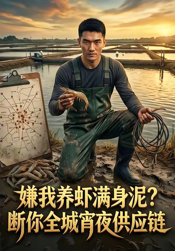 嫌我养虾满身泥？断你全城宵夜供应链海报