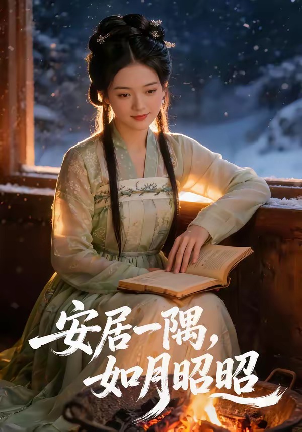 安居一隅，如月昭昭海报