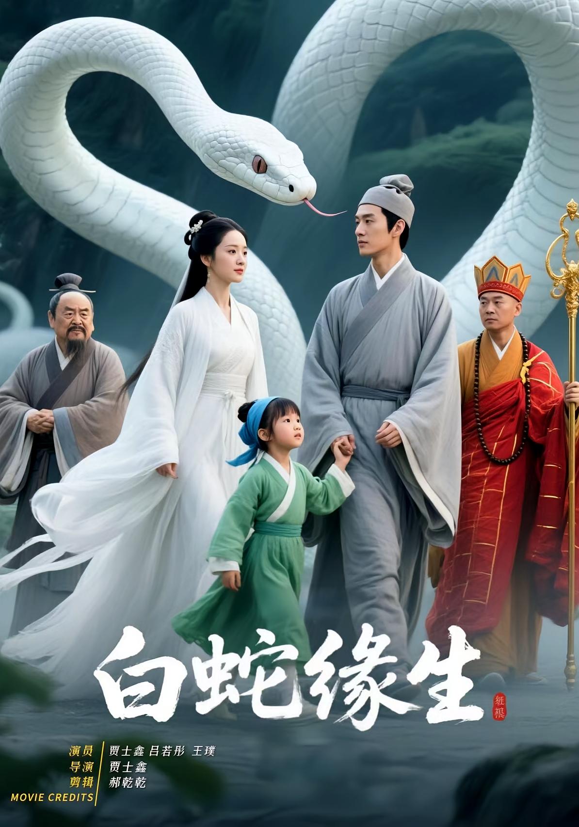 白蛇缘生海报