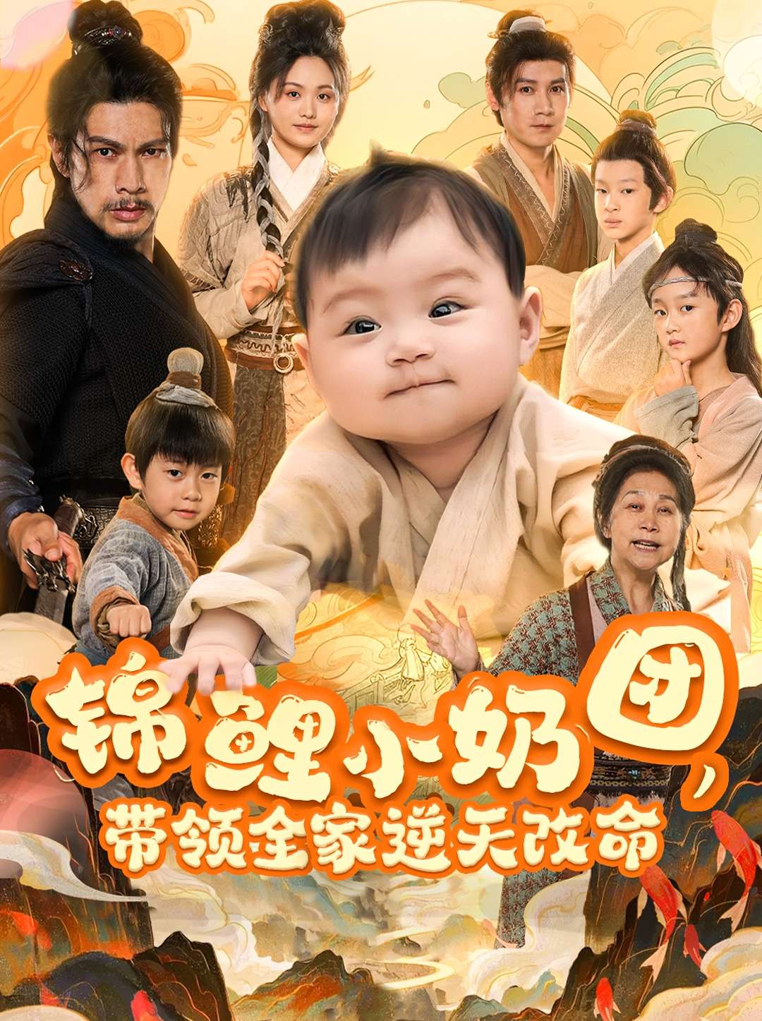 锦鲤小奶团，带领全家逆天改命海报