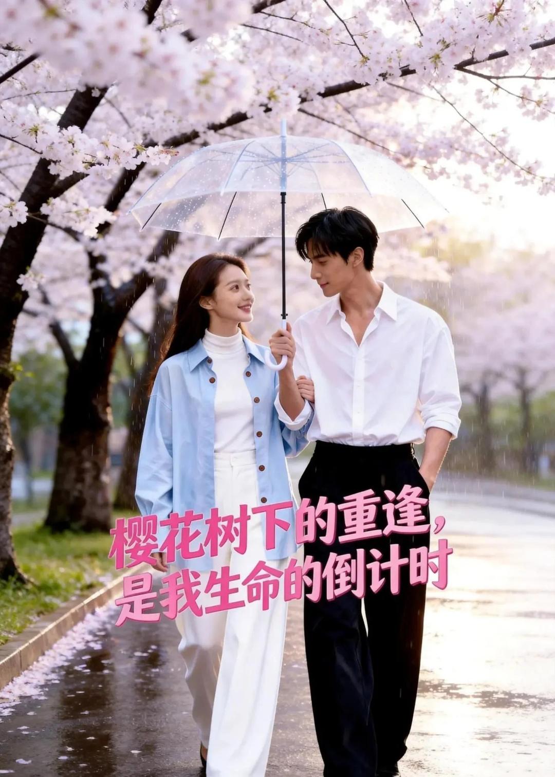 樱花树下的重逢，是我生命的倒计时海报