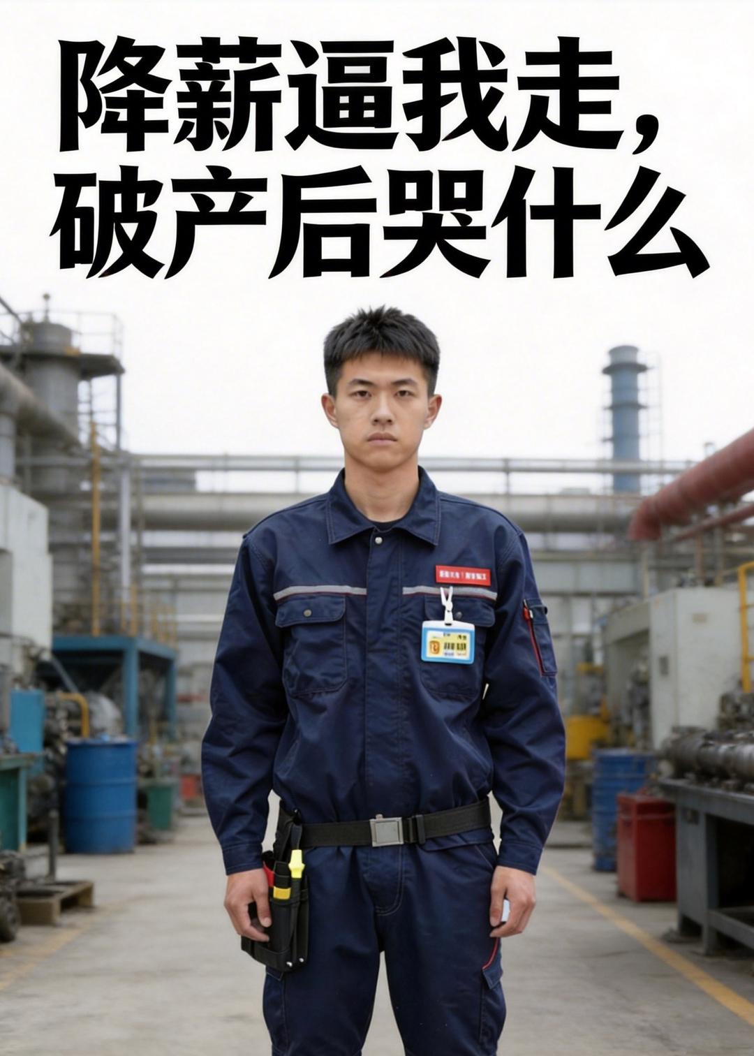 降薪逼我走，破产后哭什么海报
